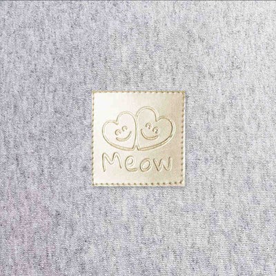 Zipped Foam Round Ball Pit 90x40cm Cover, Cotton, Light Gray