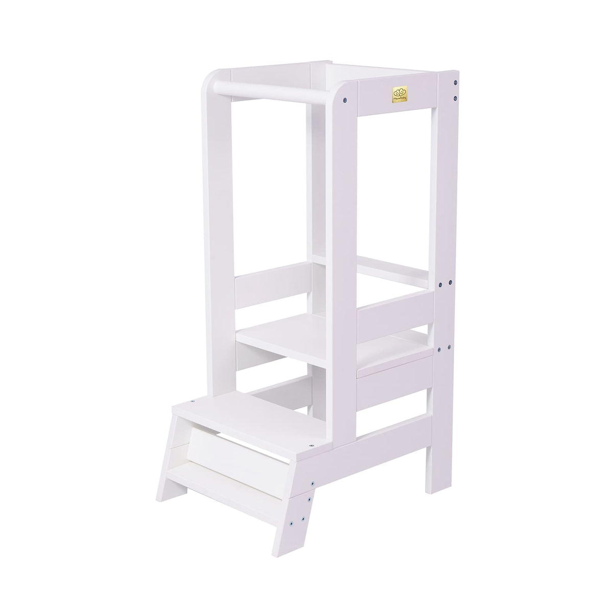 Wooden Kitchen Helper - Learning tower White