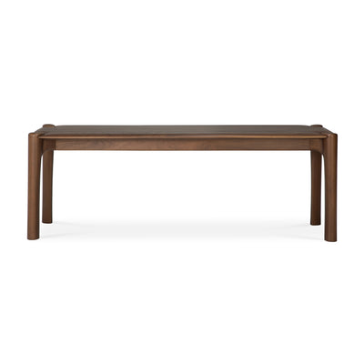 PI bench Teak Brown