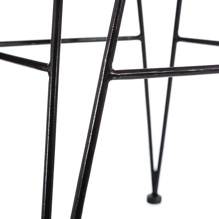 CHAIR NATURAL-BLACK 52 X 66 X 77 CM