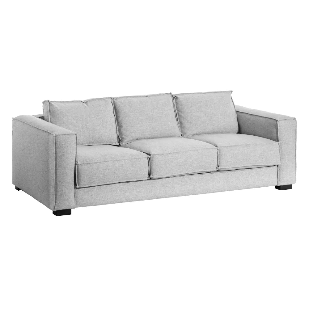 SOFA 3 SEATS GRAY 260 X 105 X 84 CM