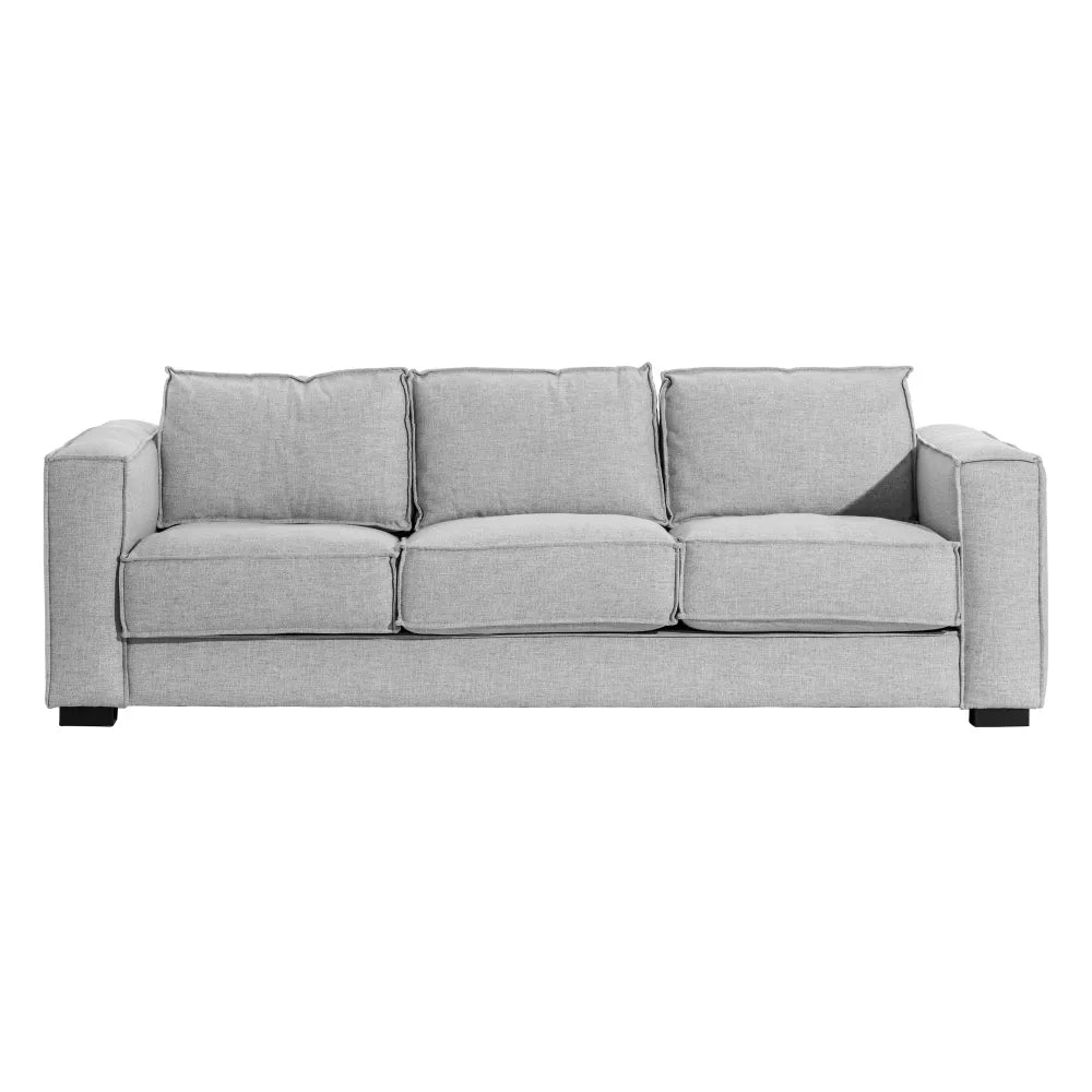 SOFA 3 SEATS GRAY 260 X 105 X 84 CM