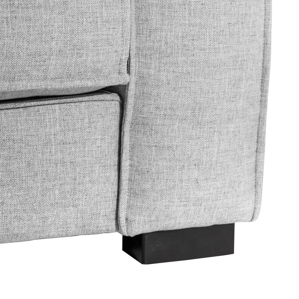 SOFA 3 SEATS GRAY 260 X 105 X 84 CM