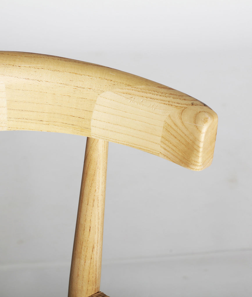 Elm wood chair natural/rope