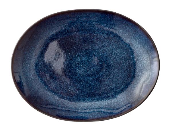 Grill plate 22,5 x 30 cm Black/Dark blue