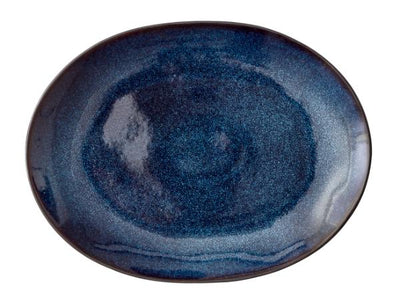 Grill plate 22,5 x 30 cm Black/Dark blue