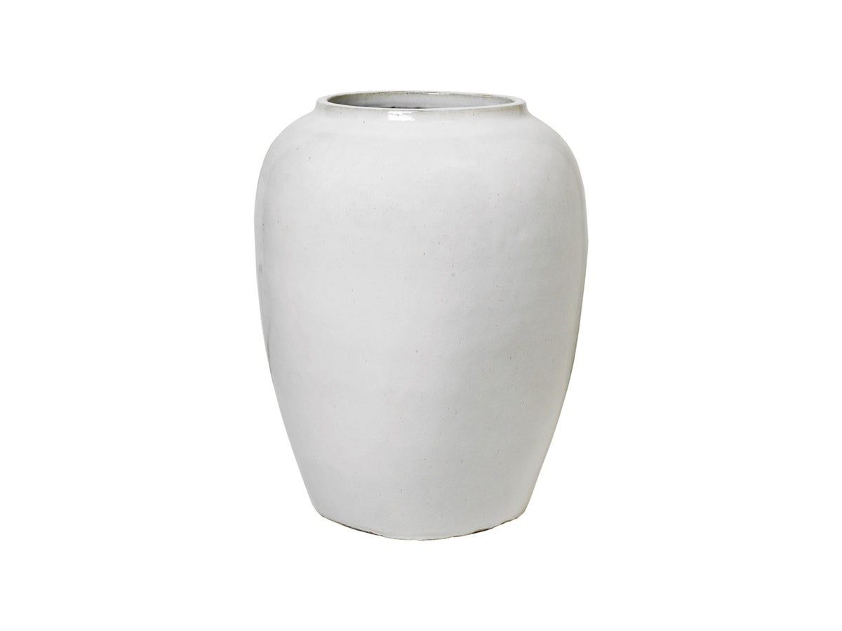 Ray Floor Vase White