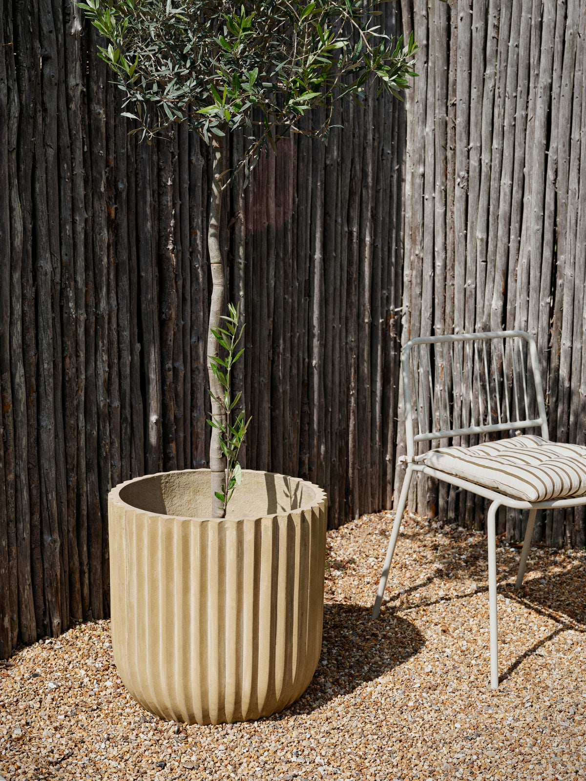 Fiber Planter Beige