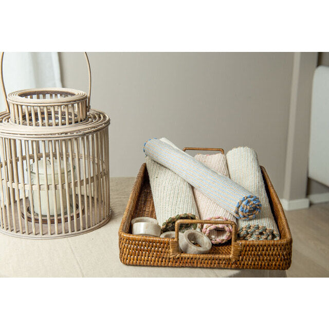 Tray 46x37x7 Rattan