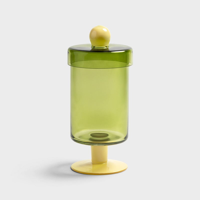 Jar duo tall green