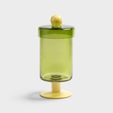 Jar duo tall green