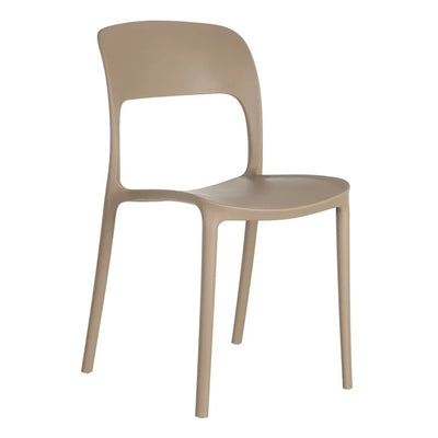 CHAIR BEIGE POLYPROPYLENE 43 X 43 X 83,20 CM