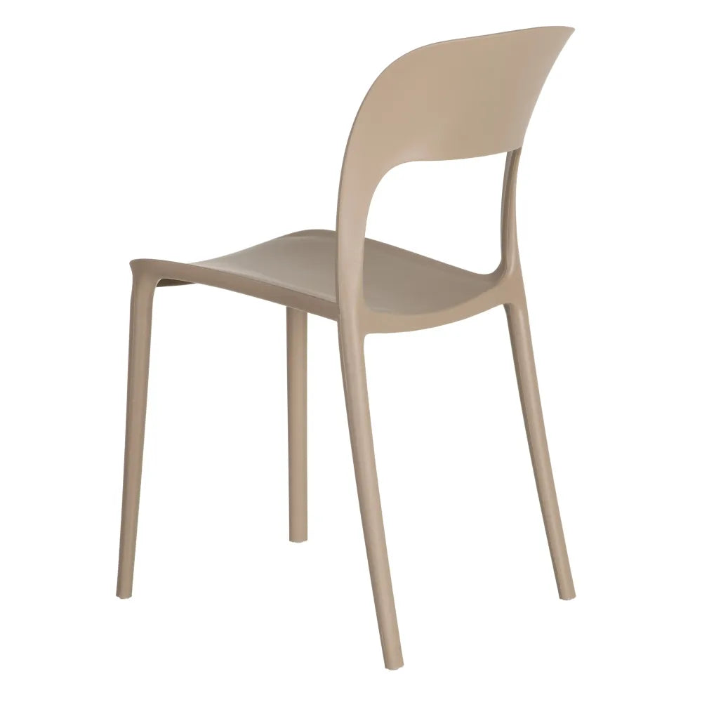 CHAIR BEIGE POLYPROPYLENE 43 X 43 X 83,20 CM