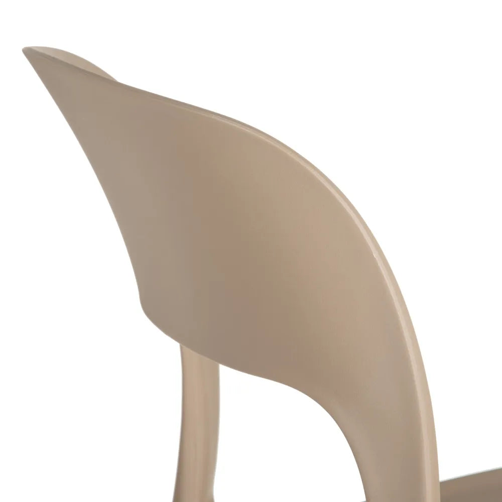 CHAIR BEIGE POLYPROPYLENE 43 X 43 X 83,20 CM