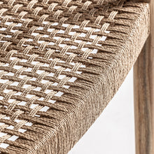 Load image into Gallery viewer, Teak and rope armchair