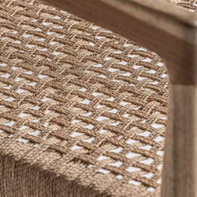 Carica l'immagine nel visualizzatore di Gallery, Teak and rope armchair