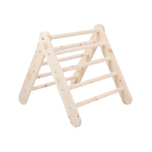 Charger l&#39;image dans la galerie, Wooden Pikler for Children Climbing Triangle for Kids, Natural