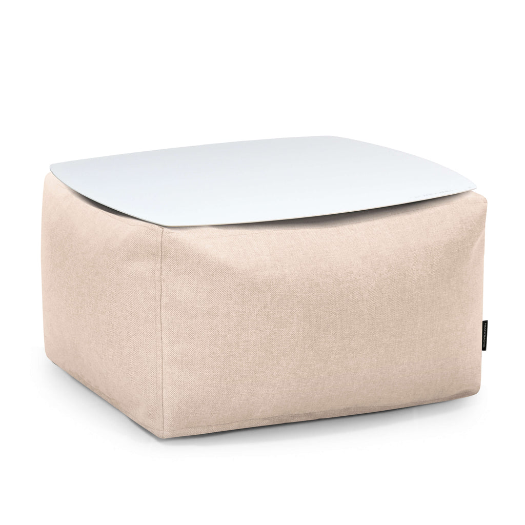 Soft Table 60 Metal White