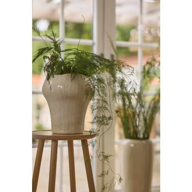 GALINA Potte/Vase D22 H32 cm beige