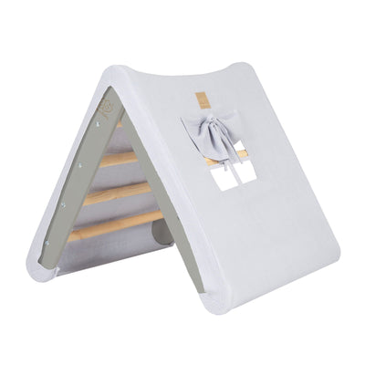 Triangle Pikler Grey and Blue House Grey