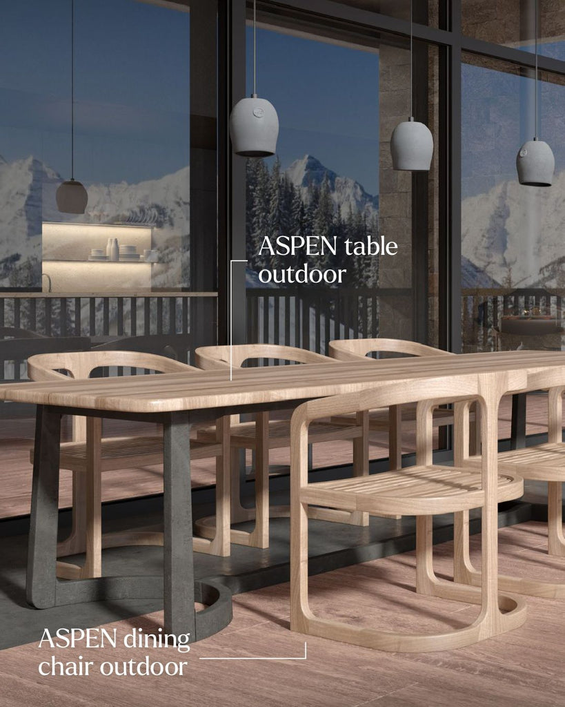 Aspen dining chair outdoor
