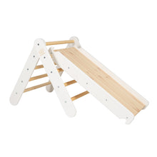 Carica l'immagine nel visualizzatore di Gallery, Ladder 60x61cm, Slide-Climbing wall 2in1, Children's set, Wooden, White