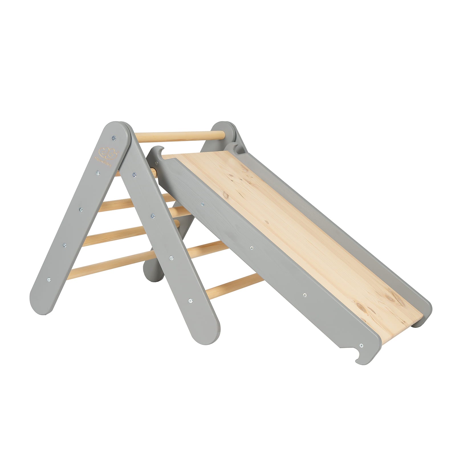 Ladder 60x61cm, Slide-Climbing wall 2in1, Children's set, Wooden