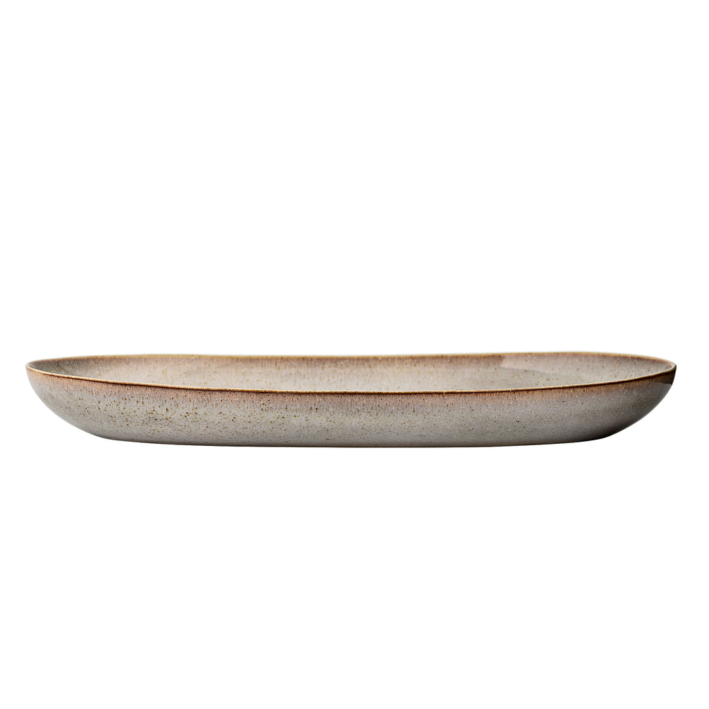 Sandrine Serving Plate, Nature, Stoneware