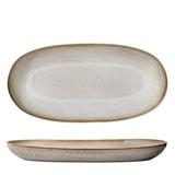 Sandrine Serving Plate, Nature, Stoneware