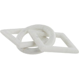 Ellia marble decoration23X10X1.5 cm, White