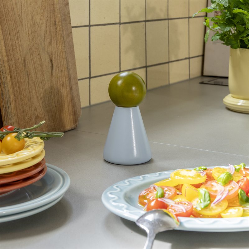 Salt & pepper halma small blue