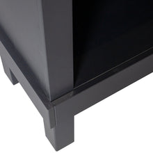 Laden Sie das Bild in den Galerie-Viewer, BONK OPEN CABINET PINE MATT BLACK [fsc]