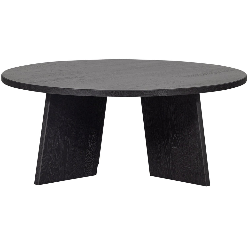 FRIES COFFEE TABLE OAK BLACKNIGHT O90CM [fsc]