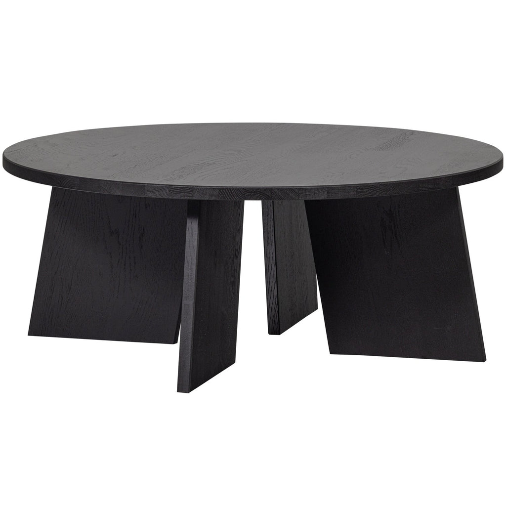 FRIES COFFEE TABLE OAK BLACKNIGHT O90CM [fsc]