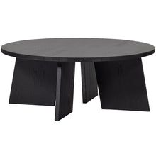 Laden Sie das Bild in den Galerie-Viewer, FRIES COFFEE TABLE OAK BLACKNIGHT O90CM [fsc]