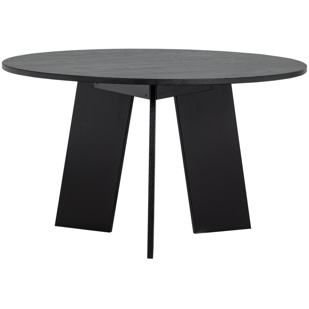 FRIES DINING TABLE OAK BLACKNIGHT O129CM [fsc]