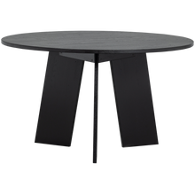 Charger l'image dans la galerie, FRIES DINING TABLE OAK BLACKNIGHT O129CM [fsc]