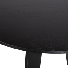 Charger l'image dans la galerie, FRIES DINING TABLE OAK BLACKNIGHT O129CM [fsc]