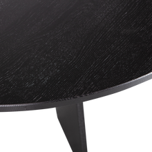 Charger l'image dans la galerie, FRIES DINING TABLE OAK BLACKNIGHT O129CM [fsc]