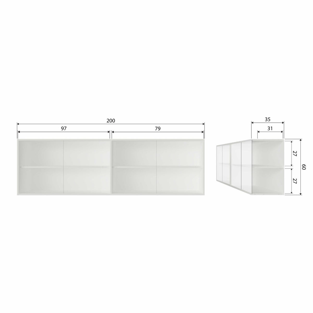 KLINK ADD-ON CABINET PINE MIST [fsc]
