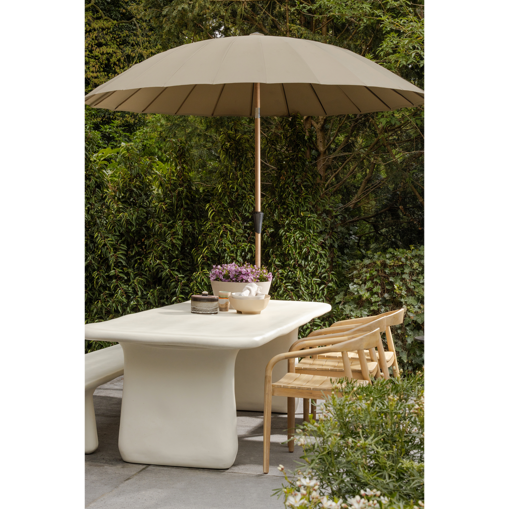 MONICA GARDEN PARASOL SAND/GREEN O280CM