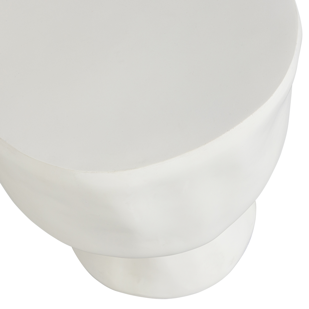 AUR GARDEN SIDE TABLE REINFORCED FIBER NATURAL