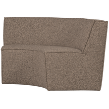 Load image into Gallery viewer, EUROPA 2-SEATER DINING BENCH WOVEN FABRIC DARK BROWN MELANGE