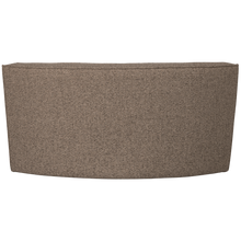 Load image into Gallery viewer, EUROPA 2-SEATER DINING BENCH WOVEN FABRIC DARK BROWN MELANGE