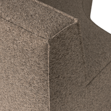 Load image into Gallery viewer, EUROPA 4-SEATER DINING BENCH WOVEN FABRIC DARK BROWN MELANGE