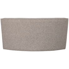 Laden Sie das Bild in den Galerie-Viewer, EUROPA 2-SEATER DINING BENCH WOVEN FABRIC SAND MELANGE