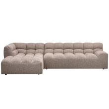Load image into Gallery viewer, ALLURE CHAISE LONGUE LEFT WOVEN BROWN MELANGE