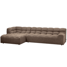 Load image into Gallery viewer, ALLURE CHAISE LONGUE LEFT WOVEN DARKBROWN MELANGE