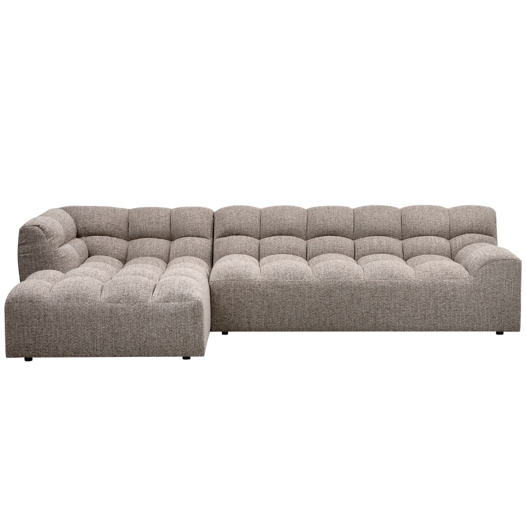 ALLURE CHAISE LONGUE LEFT WOVEN CLAY MELANGE