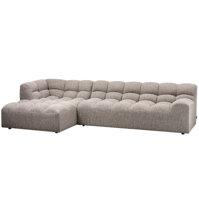 ALLURE CHAISE LONGUE LEFT WOVEN CLAY MELANGE